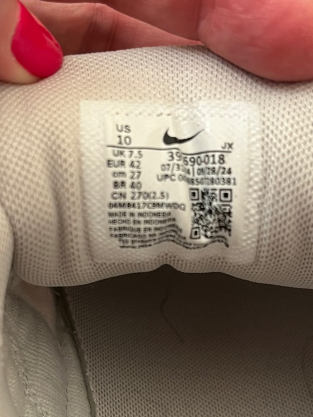 Nike Women's Air Max Command Sneaker in Grey size 10 never worn (no tags or box) - Picture 2 of 5